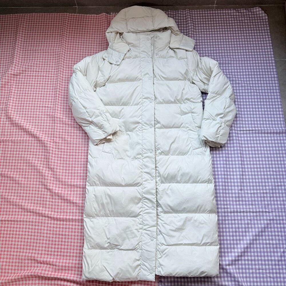 Lululemon White Long Down Jacket - image 1